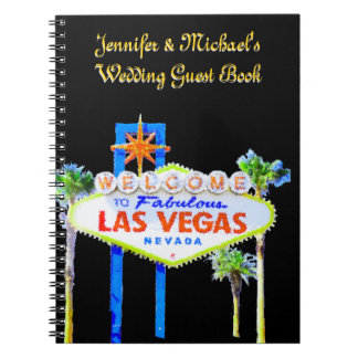 Cuaderno Las Vegas que casa el libro de visitas