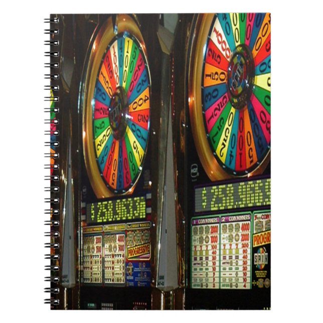 Cuaderno Las Vegas Slot Machines (Frente)