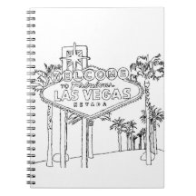 Las Vegas Vacaciones Dibujando Arte de Viajar
