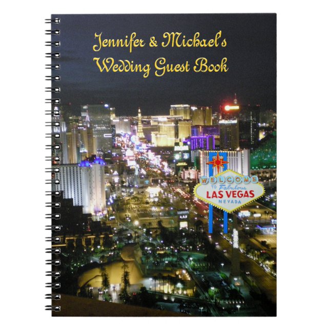 Cuaderno Las Vegas Weddings Guest Book (Frente)