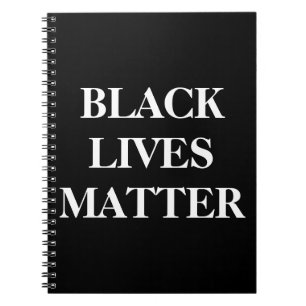 Cuaderno Las vidas negras importan