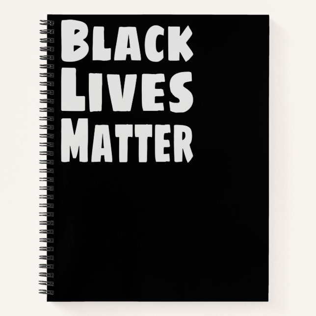 Cuaderno Las vidas negras importan BLM (Anverso)