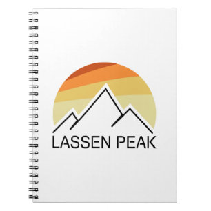 Cuaderno Lassen Peak California Retro