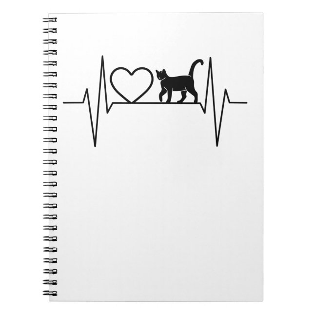 Cuaderno Latido del corazón de gato (Frente)