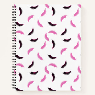 Cuaderno Latidos con purpurina rosa
