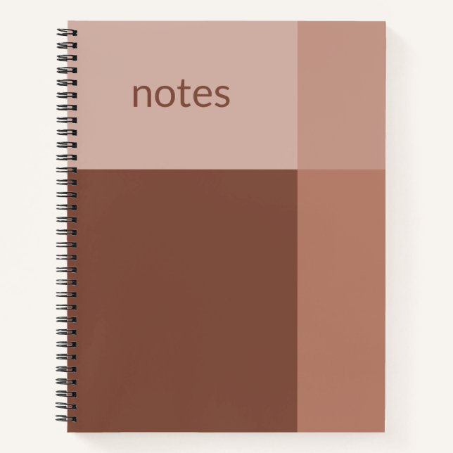 Cuaderno Latte de Mocha de Fresa Personalizable (Anverso)