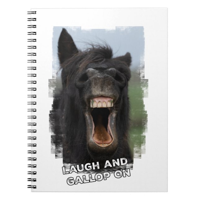 Cuaderno Laugh y Gallop On (Frente)
