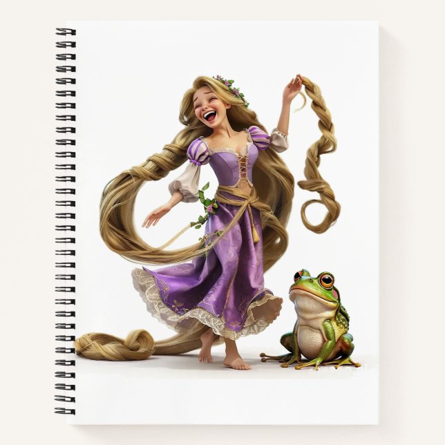Cuaderno Laughing Rapunzel (Anverso)