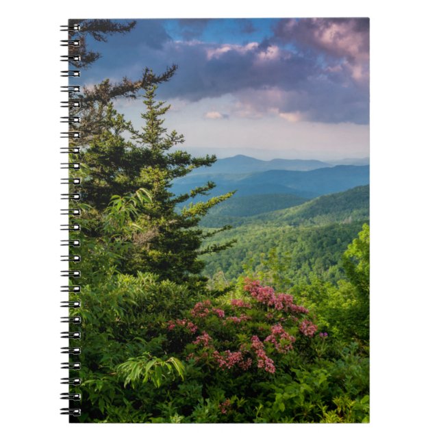 Cuaderno Laurel de la montaña al amanecer (Frente)