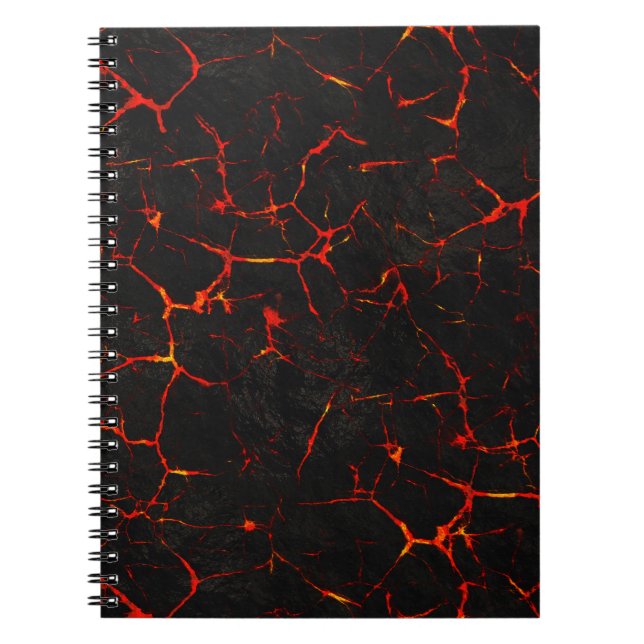 Cuaderno Lava caliente de caída (Frente)
