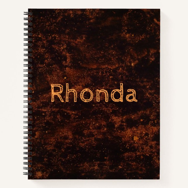 Cuaderno Lava de bronce (Anverso)