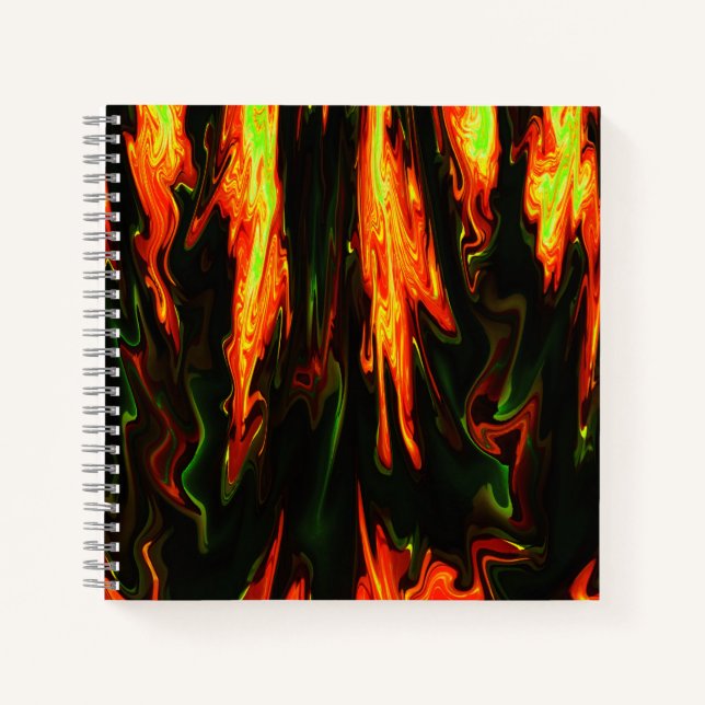 Cuaderno Lava Flames...... (Anverso)