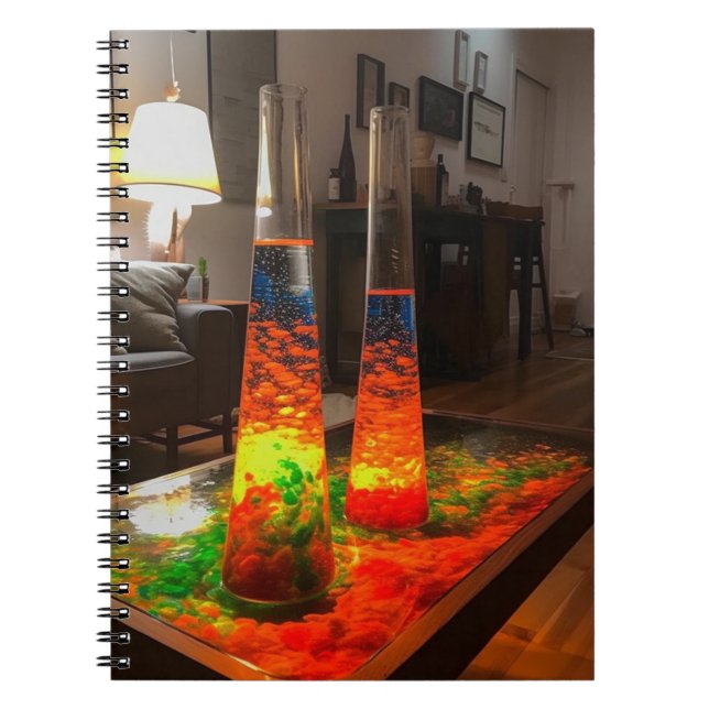 Cuaderno Lava Lamp Art (Frente)