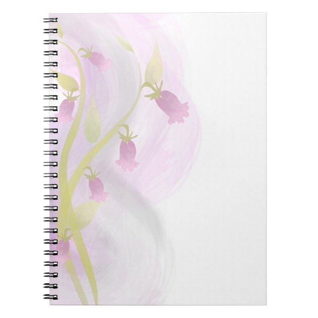 Cuaderno Lavado de color rosa pálido (Frente)