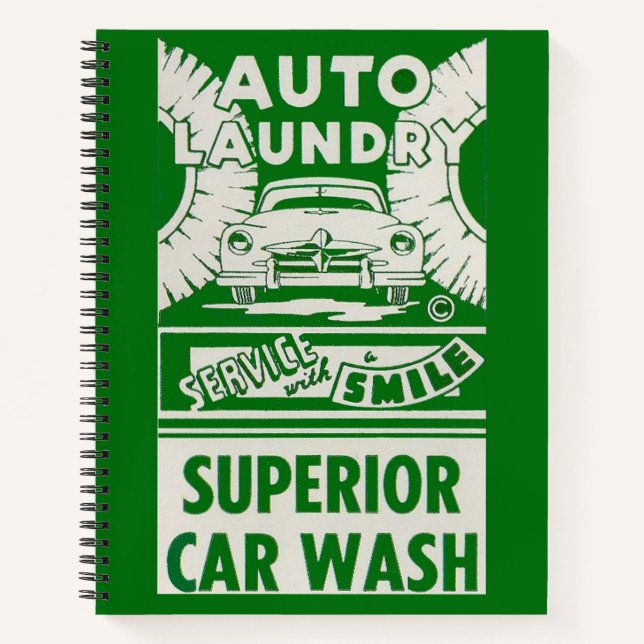 Cuaderno Lavado e impresión de coches con lavado automático (Anverso)