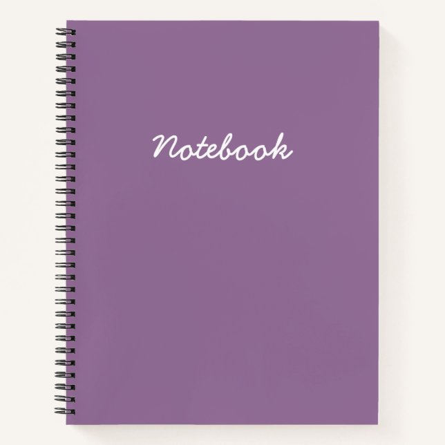 Cuaderno Lavanda (Anverso)