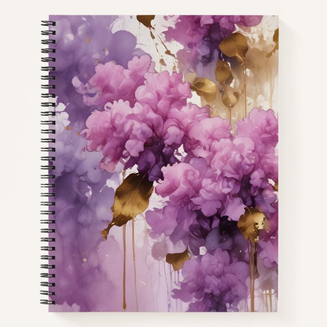 Cuaderno Lavanda en Suspensión (Anverso)