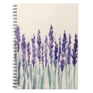Cuaderno Lavanda francesa: Ilustracion acuarela