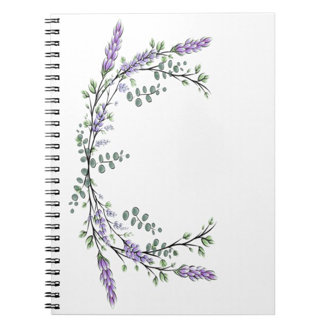 Cuaderno Lavanda y Eucalipto (Frente)