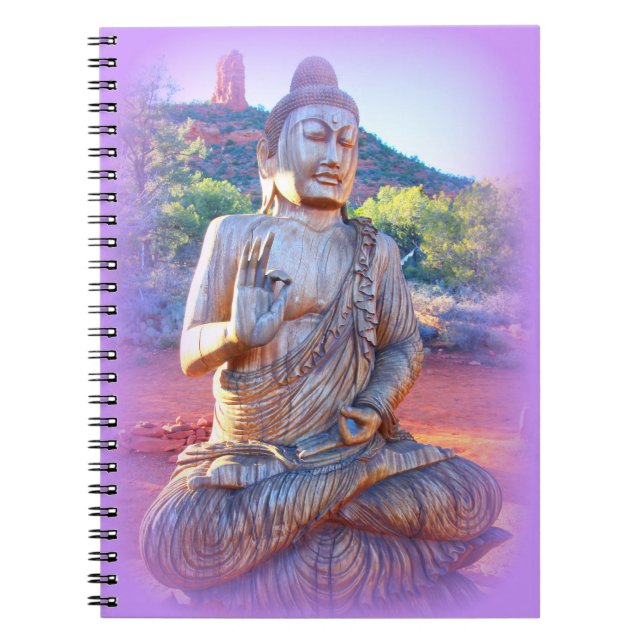 Cuaderno lavender aura buddha (Frente)