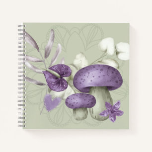 Cuaderno Lavender Botanical Journal   Nature & Wellness Not