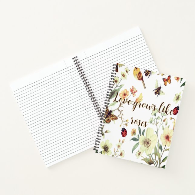 Cuaderno Lavender Dreams Botanical Journal (Interior)