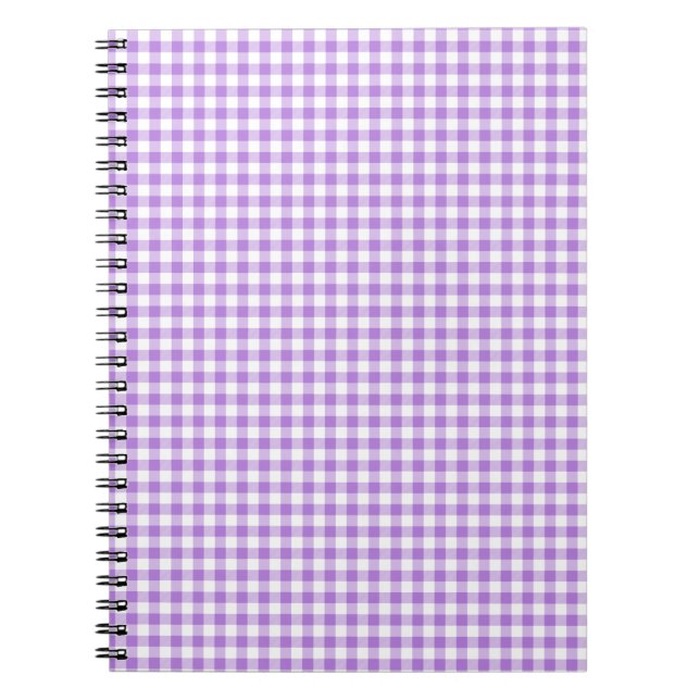 Cuaderno Lavender Gingham (Frente)