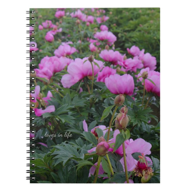 Cuaderno Lavender Peonies (Frente)