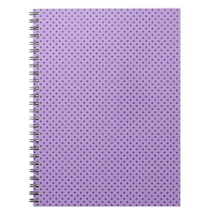 Cuaderno Lavender Purple Polka Dot Classic Minimal