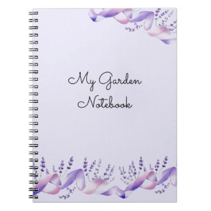 Cuaderno Lavender Sprigs My Garden Notebook