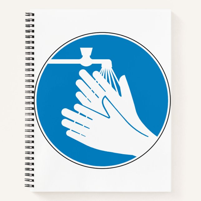 Cuaderno Lávese las manos (Salud y Seguridad) (Higiene) (Anverso)
