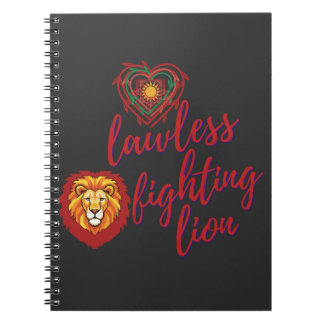 Cuaderno Lawless fighting lion