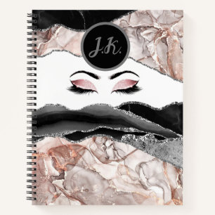 Cuaderno Lazas Lashextensiones Belleza Maquillaje Volumelas