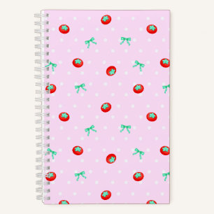 Cuaderno Lazo de Tomate de Punto Rosa