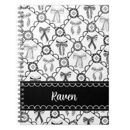 Cuaderno Lazo Negro Coquette