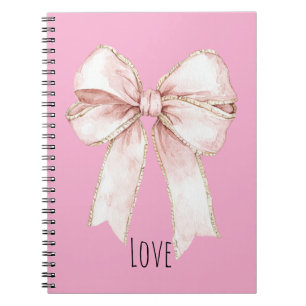 Cuaderno Lazo Rosa Bonito