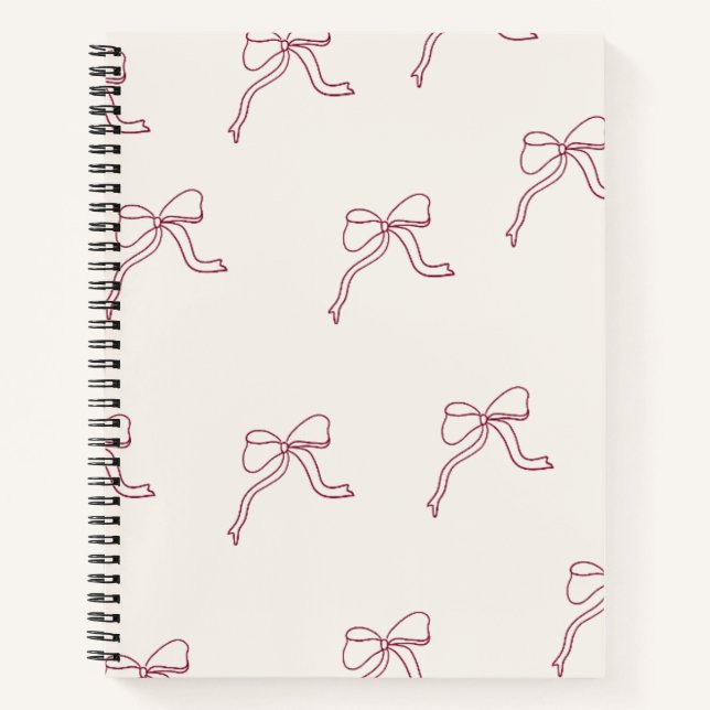 Cuaderno - Lazo Rosa 🎀  Diario  (Anverso)