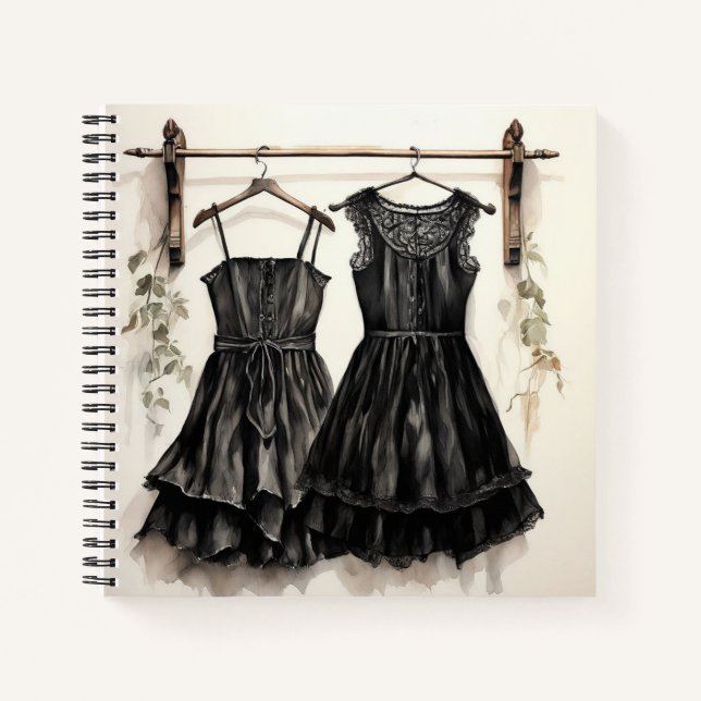 Cuaderno LBD Classic Pequeño Vestido Negro (Anverso)