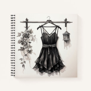 Cuaderno LBD Vintage Inspired Retro Fashion Sketchbook