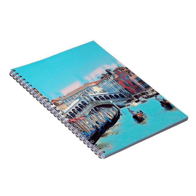 Cuaderno ldp VENICE - góndolas - rialto - (Lado Derecho)