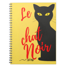 Le Chat Noir Rojo y Amarillo moderno