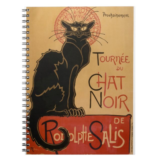 Cuaderno Le chat Noir - Steinlen (Frente)