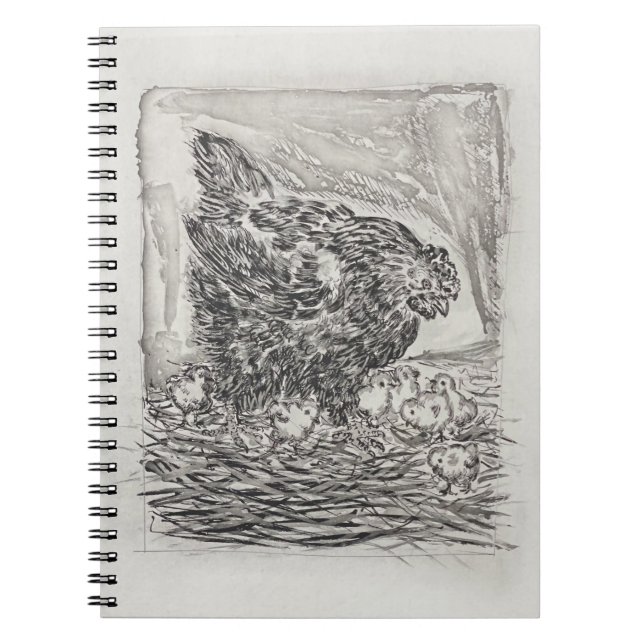 Cuaderno Le Mere Poule (La madre gallina) (Frente)