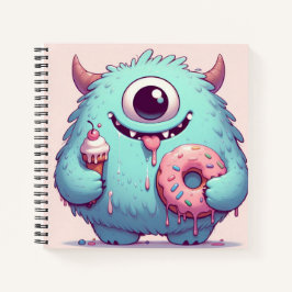Cuaderno “Le p’tit monstre mangeur de donut“