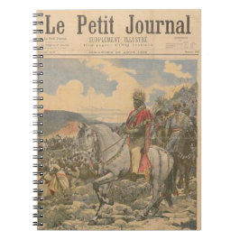 Cuaderno Le Petit Journal del emperador etíope Menelik II
