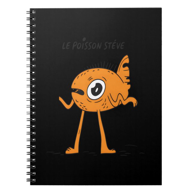 Cuaderno Le Poisson Steve Cute y Funny (Frente)