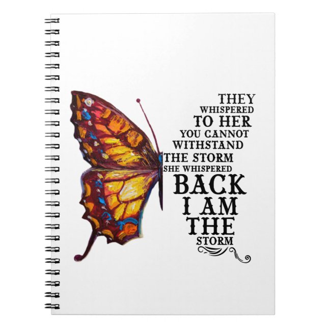 Cuaderno Le Susurraron Que No Podías Soportar. (Frente)