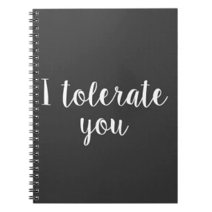 Cuaderno Le tolero