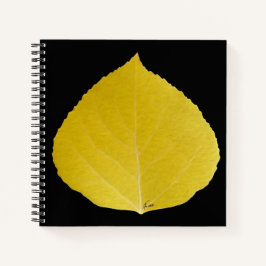 Cuaderno Leaf amarillo #5