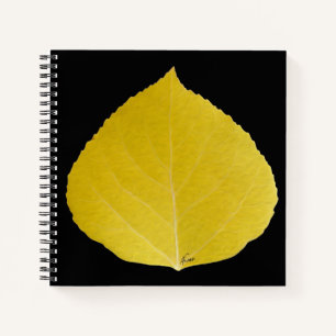 Cuaderno Leaf amarillo #5